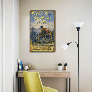 The Side Roads of Life - Wood & Metal Wall Art Wood & Metal Wall Art Meissenburg Designs