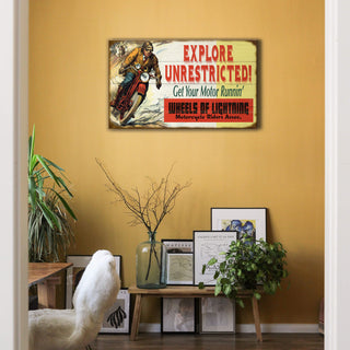Explore Unrestricted - Wood & Metal Wall Art Wood & Metal Wall Art Meissenburg Designs