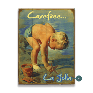 Carefree Seaside Living - Wood & Metal Wall Art Wood & Metal Wall Art Meissenburg Designs Wood 9" x 12"