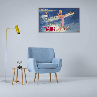 Vacationland of the Nation - Wood & Metal Wall Art Wood & Metal Wall Art Meissenburg Designs