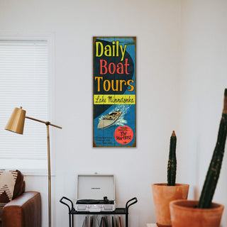 Daily Boat Tours - Wood & Metal Wall Art Wood & Metal Wall Art Meissenburg Designs