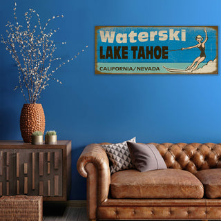 Waterski Wonderland - Wood & Metal Wall Art Wood & Metal Wall Art Meissenburg Designs