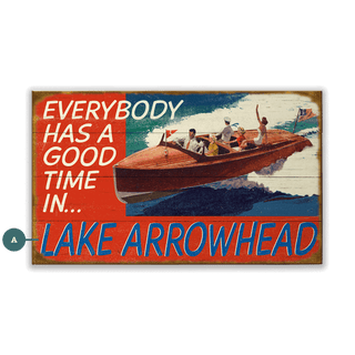 Everybody Has a Good Time In... - Wood & Metal Wall Art Wood & Metal Wall Art Meissenburg Designs Wood 14" x 8"