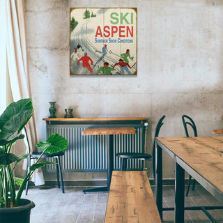 Superior Snow Conditions - Wood & Metal Wall Art Wood & Metal Wall Art Meissenburg Designs