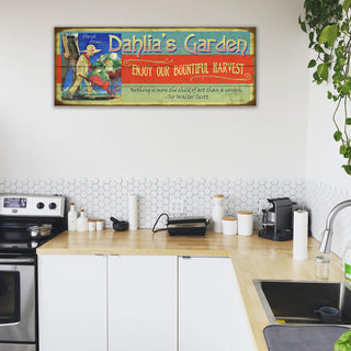 Dahlia's Garden - Wood & Metal Wall Art Wood & Metal Wall Art Meissenburg Designs