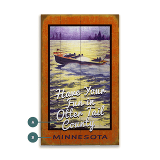 Have Your Fun on the Water - Wood & Metal Wall Art Wood & Metal Wall Art Meissenburg Designs Wood 8" x 14"