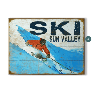 Alpine Adventure Awaits - Wood & Metal Wall Art Wood & Metal Wall Art Ed Anderson Wood 17" x 23"