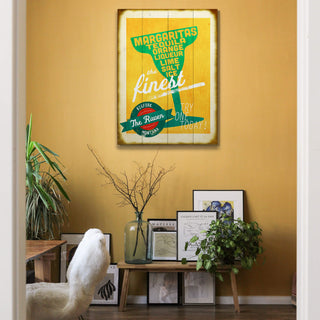The Finest Margaritas - Wood & Metal Wall Art Wood & Metal Wall Art Meissenburg Designs