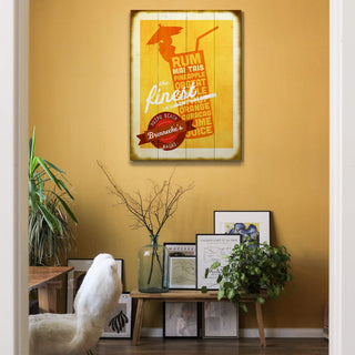 The Finest Mai Tais - Wood & Metal Wall Art Wood & Metal Wall Art Meissenburg Designs