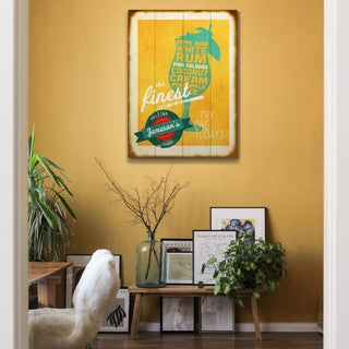 The Finest Pina Coladas - Wood & Metal Wall Art Wood & Metal Wall Art Meissenburg Designs