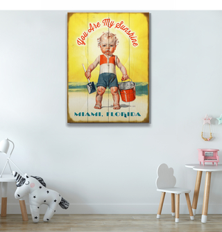 You Are My Sunshine- Wood & Metal Wall Art Wood & Metal Wall Art Meissenburg Designs