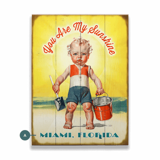 You Are My Sunshine- Wood & Metal Wall Art Wood & Metal Wall Art Meissenburg Designs Wood 9" x 12"