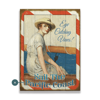 Eye Catching Views - Wood & Metal Wall Art Wood & Metal Wall Art Meissenburg Designs Wood 9" x 12"