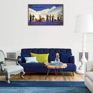 Come Play With Us! - Wood & Metal Wall Art Wood & Metal Wall Art Meissenburg Designs