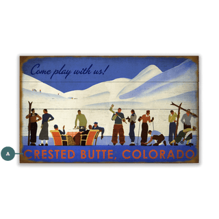 Come Play With Us! - Wood & Metal Wall Art Wood & Metal Wall Art Meissenburg Designs Wood 14" x 8"
