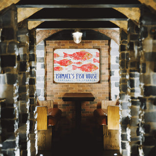 Ishmael's Fish House - Wood & Metal Wall Art Wood & Metal Wall Art FishAye Trading Company