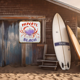 Private Beach - Wood & Metal Wall Art Wood & Metal Wall Art FishAye Trading Company