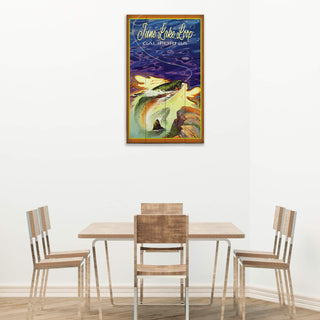Fly Fishing at June Lake Loop - Wood & Metal Wall Art Wood & Metal Wall Art Meissenburg Designs