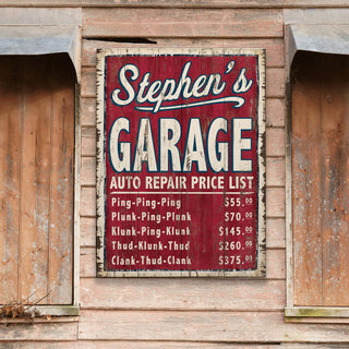 Auto Repair Garage Sign - Wood & Metal Wall Art Wood & Metal Wall Art Meissenburg Designs