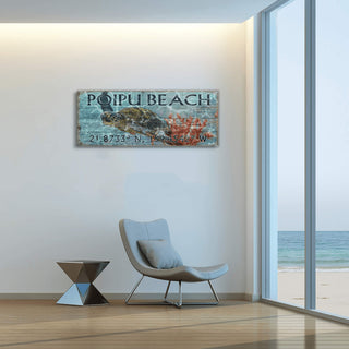 A Sea Turtle's Adventure - Wood & Metal Wall Art Wood & Metal Wall Art Meissenburg Designs