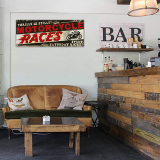 Thrills and Spills - Wood & Metal Wall Art Wood & Metal Wall Art Meissenburg Designs