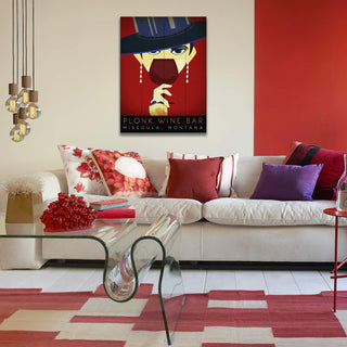 Mystery at the Plonk Wine Bar - Wood & Metal Wall Art Wood & Metal Wall Art Meissenburg Designs