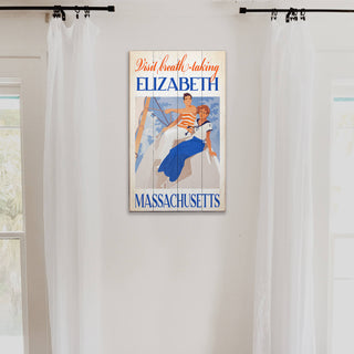 Shared Horizons (2 lines) - Wood & Metal Wall Art Wood & Metal Wall Art Meissenburg Designs