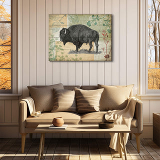 Wildwood Bison - Wood & Metal Wall Art Wood & Metal Wall Art Meissenburg Designs