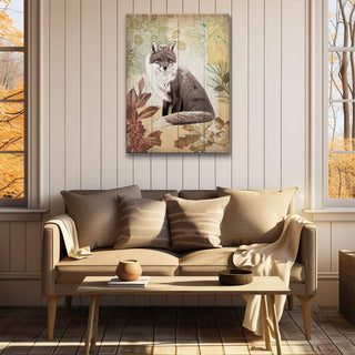 Wildwood Fox - Wood & Metal Wall Art Wood & Metal Wall Art Meissenburg Designs