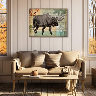 Wildwood Moose - Wood & Metal Wall Art Wood & Metal Wall Art Meissenburg Designs