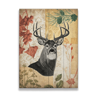 Wildwood Whitetail - Wood & Metal Wall Art Wood & Metal Wall Art Meissenburg Designs Wood 9" x 12"