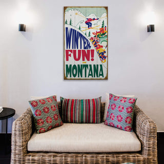 Winter Fun - Wood & Metal Wall Art Wood & Metal Wall Art Meissenburg Designs