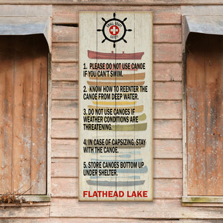 Small Craft Safety - Wood & Metal Wall Art Wood & Metal Wall Art Meissenburg Designs