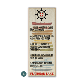 Small Craft Safety - Wood & Metal Wall Art Wood & Metal Wall Art Meissenburg Designs Wood 7" x 16"
