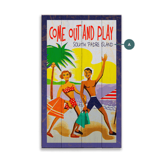 Come Out and Play - Wood & Metal Wall Art Wood & Metal Wall Art Meissenburg Designs Wood 8" x 14"
