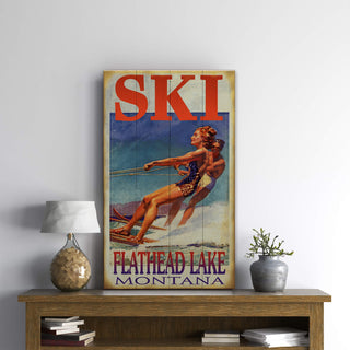 Tandem Waves - Wood & Metal Wall Art Wood & Metal Wall Art Curtis Publishing