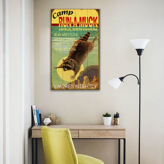 Camp Run-a-Muck - Wood & Metal Wall Art Wood & Metal Wall Art Meissenburg Designs