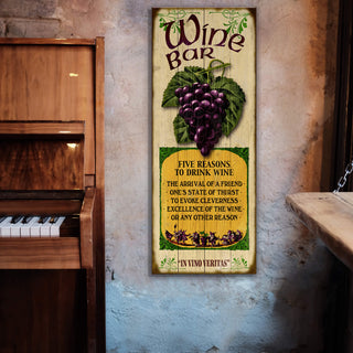 Wine Bar: Generic - Wood & Metal Wall Art Wood & Metal Wall Art Meissenburg Designs