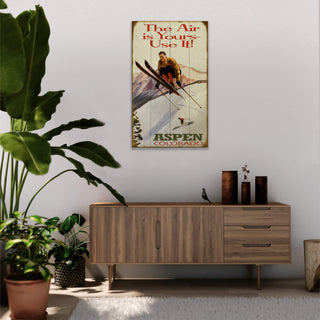 The Air is Yours - Wood & Metal Wall Art Wood & Metal Wall Art Meissenburg Designs