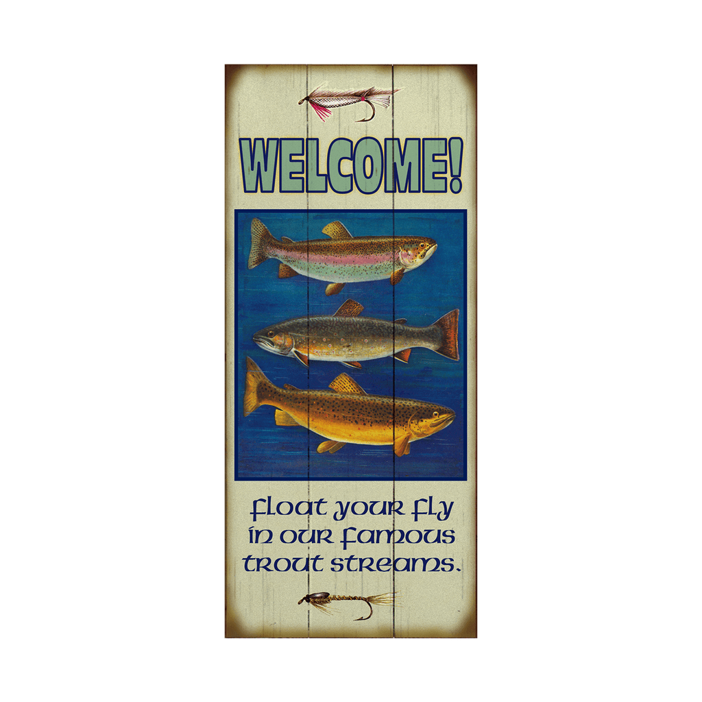 Float Your Fly: Generic - Wood & Metal Wall Art – Old Wood Signs Wholesale
