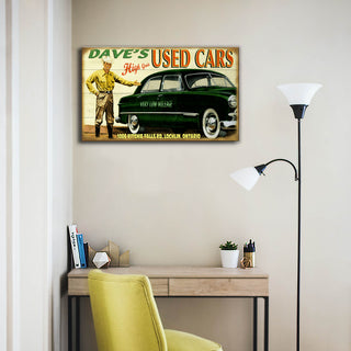 High Grade Used Cars - Wood & Metal Wall Art Wood & Metal Wall Art Meissenburg Designs