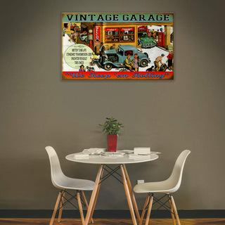 Vintage Garage - Wood & Metal Wall Art Wood & Metal Wall Art Meissenburg Designs