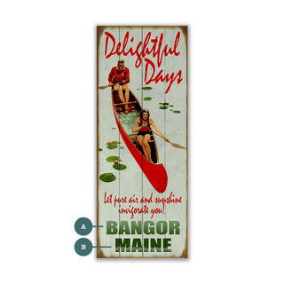 Delightful Days - Wood & Metal Wall Art Wood & Metal Wall Art Meissenburg Designs Wood 7" x 16"