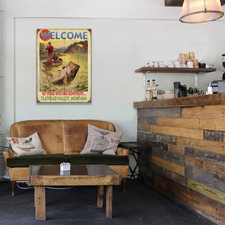 For Those Who Like Adventure: Bass - Wood & Metal Wall Art Wood & Metal Wall Art Curtis Publishing