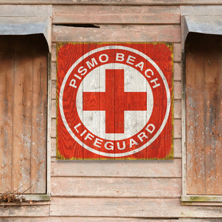 Lifeguard Sign - Wood & Metal Wall Art Wood & Metal Wall Art Meissenburg Designs