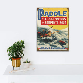 Paddle the Open Waters - Wood & Metal Wall Art Wood & Metal Wall Art Meissenburg Designs
