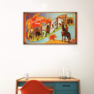 Canada Postcard - Wood & Metal Wall Art Wood & Metal Wall Art Meissenburg Designs