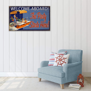 Welcome Aboard: Generic - Wood & Metal Wall Art Wood & Metal Wall Art Meissenburg Designs