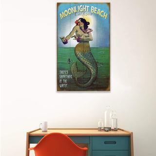 Mermaid Mystique at Moonlight (PG) - Wood & Metal Wall Art Wood & Metal Wall Art Meissenburg Designs