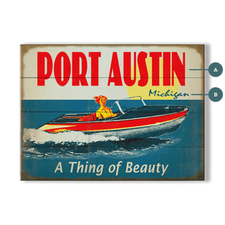 A Thing of Beauty - Wood & Metal Wall Art Wood & Metal Wall Art Anderson Design Group Wood 12" x 9"